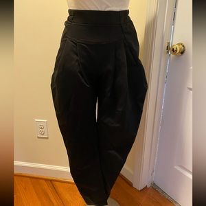 Black trousers.